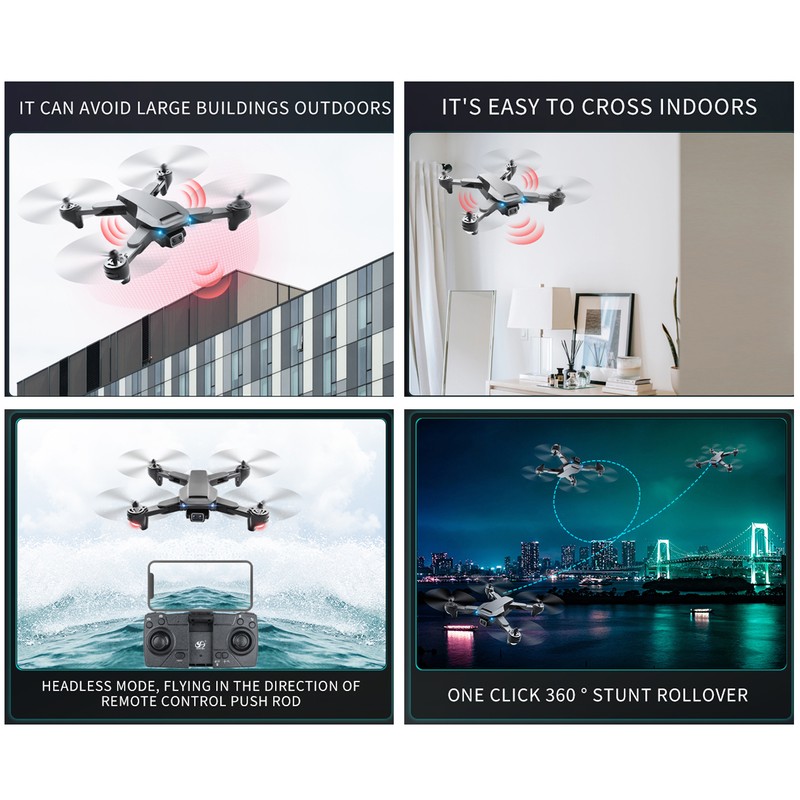 S186 Drone Fixed Height 3 Side Obstacle Avoidance Drone with