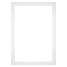yd. Mount 25 x 35 cm / 17 x 27 cm Cardboard White Edge 4 cm Straight