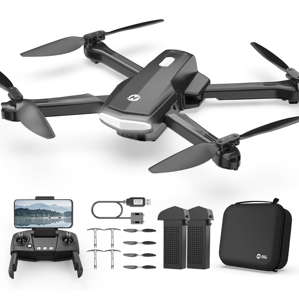 Holy Stone HS260 Foldable Drone for Kids Adults with 1080P HD Camera Adjustable, RC Quadcopter for Beginners with 30 Mins Flight, Gravity Sensor, Voice Control, Trajectory Flight, Carrying Case