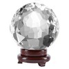 Amlong Crystal Clear Faceted Crystal Ball 110mm 4.2 inch Diameter