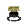 Schluter Kerdi-Drain Contour Shower Grate Kit with Integrated Slope Bonding