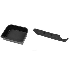 Karltys 2PCS Center Console Organizer for 2024 2025 Toyota Land Cruiser 250 1985 Prado LC250 J250 Accessories, Passenger Storage Box & Armrest Organizer(Cool Box Version)