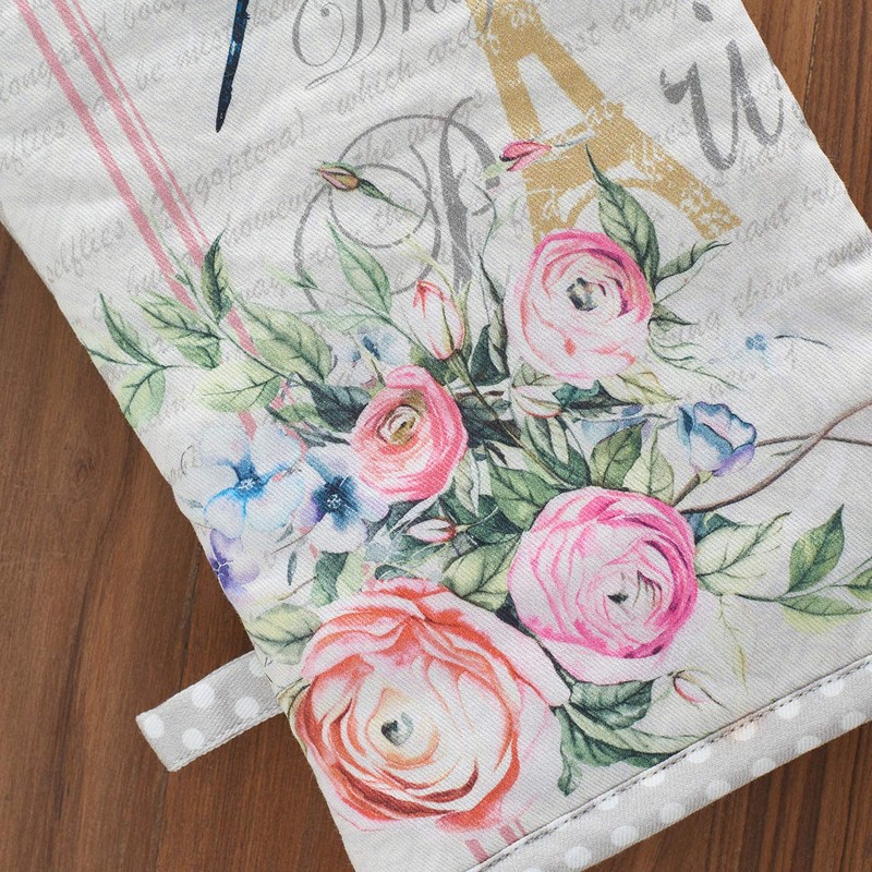 Maison d' Hermine Oven Mitt & Pot Holder 100% Cotton