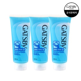 Gatsby 갸스비 쉐이빙 젤 쿨 타입 205g x3개 Gatsby Shaving Gel Cool Type 205g x3 pcs