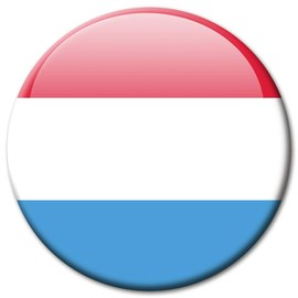 Luxembourg Flags Fridge Magnet Countries Travel Souvenir Flag Fridge Magnet Strong Large 50mm