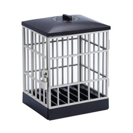 All Around Cell Phone Prison, Lock Up Secure Smartphone Stand Holder Classroom Home Table Office Storage Gadget Party Fun Novelty Gift