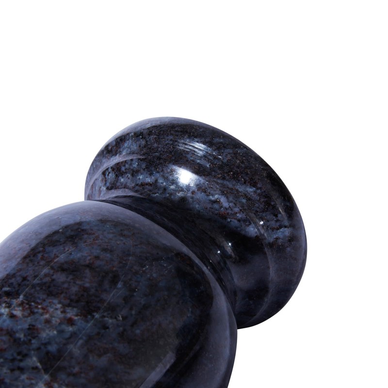 Afvarir Cemetery Granite Vase for Grave, Natural Stone Heavy Headstone