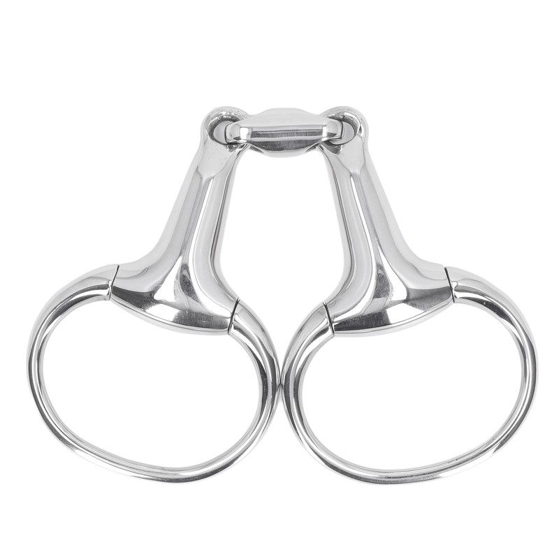 Horse Gag Ring Snaffle Bite Stainless Steel 125mm Loose Oval