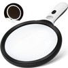 Magnifying Glass with Light Large 5" Lens, Handheld Illuminated Lighted