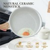 SENSARTE Nonstick Ceramic Frying Pan Skillet 8-Inch Omelet Pan Healthy