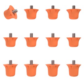 55 Sport Classic Nylon SG Replacement Football Studs - 12 Pack (13/16mm) - Neon Orange
