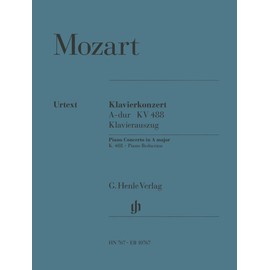 Piano Concert A-Major KV 488 - piano and orchestra - piano reduction for 2 pianos - (HN 767): Instrumentation: 2 Pianos, 4-hands, Piano Concertos. Klavierauszug.