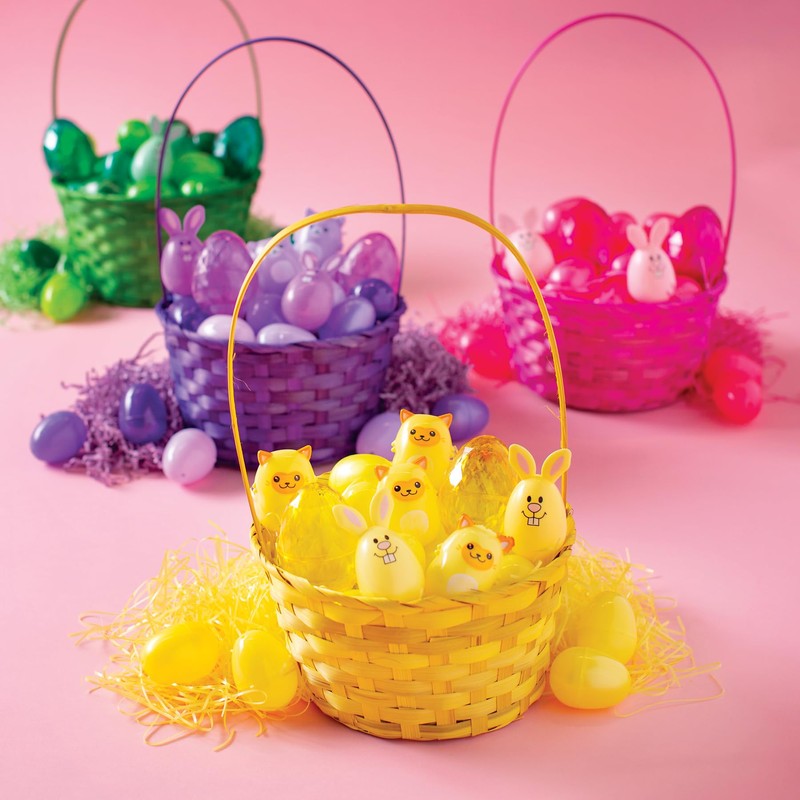 Fun Express Easter Baskets Bulk Set of 12 - Large