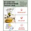 Phomemo Sticker Labels 1.57"x1.18"(40x30mm) 6 Rolls, for M110/M110S/M120/M200/M220 Printer -
