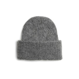 PIECES Women's Pcbera Hood Noos Hat, Medium Grey Melange