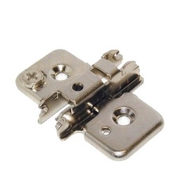 Blum Inc. 173H7100 0mm Cam Mounting Plate for Wood Screws, Nickel Plated