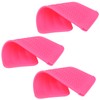 3Pcs Silicone Insulation Cover Heat Resistant Pouch for Hair Straightener