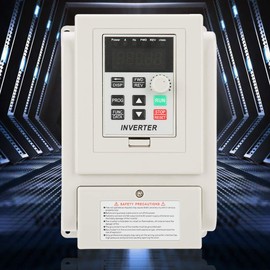 VFD Single to 3 Phase, 4kW 220V AC Single-phase Variable Frequency Drive Inverter, VFD Speed Controller Inverter for 3-phase Motor