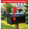 Mail Box Flag Replacement, Red Metal Replacement Mailbox Flag Easy