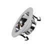 Elite Lighting B1402 4" Low Voltage Trims White Chrome Reflector
