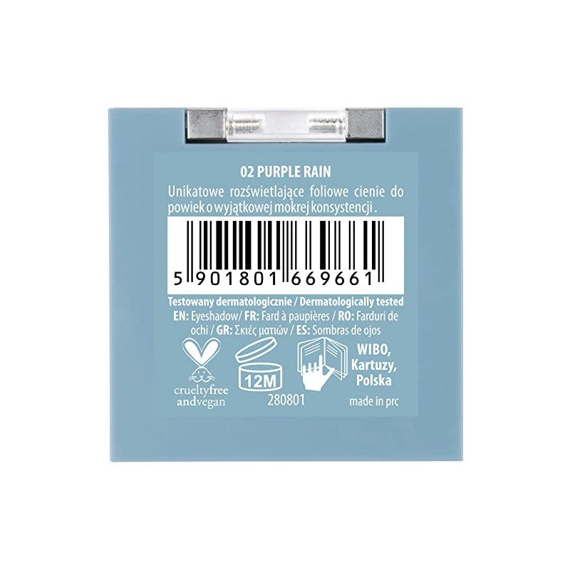 NAM Makeup Water Foil Eyeshadow Palette NR 2 - Purple