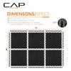 CAP Barbell 1/2-Inch Interlocking EVA Foam Exercise Puzzle Mat Home