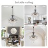 WUZUPS Crystal Chandelier 10-Light Pendant Ceiling Light Modern Lighting Fixture