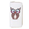DonDon Women's Owl Purse Beige