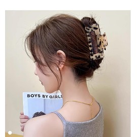 Women's Large Rectangular Hair Clips for Thick Hair, Celluloid, Elegant Hair Clips, Hair Clips for Women