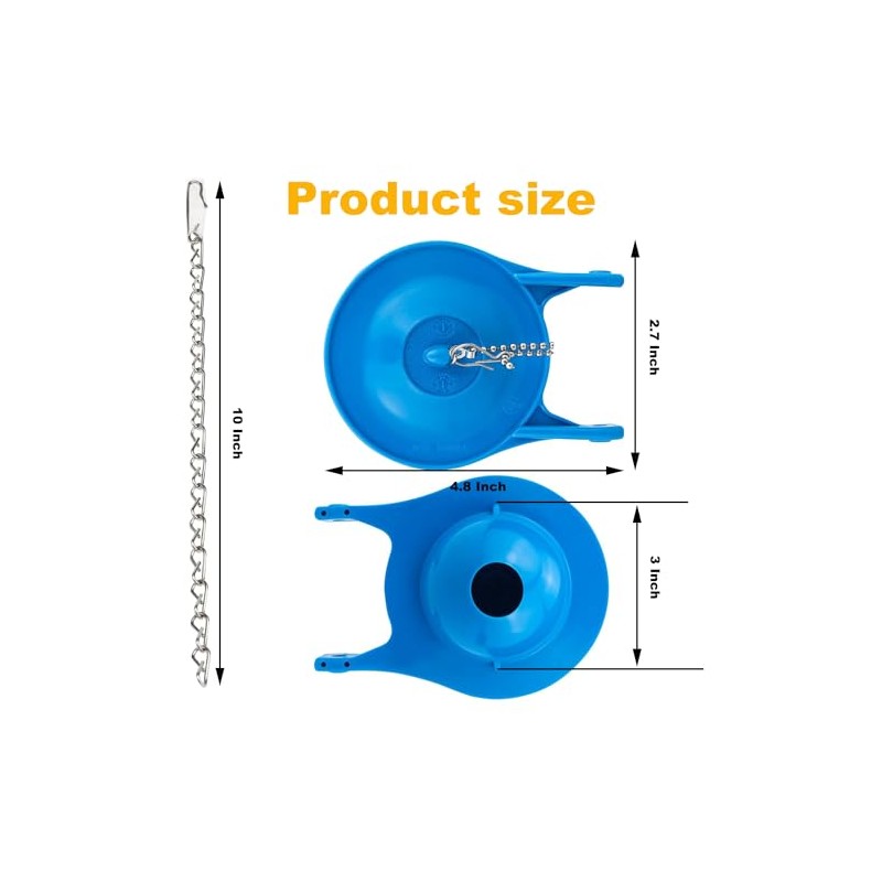 Gerber Toilet Flapper, Upgraded 3 Inch Flapper Replacement for Gerber