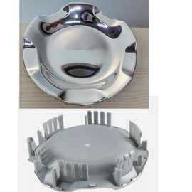 1pcs OEM Polished Aluminum Wheel Center Hub Caps for Chevy Avalanche, Silverado, Suburban, Tahoe 9595152/9596007(Silver-A)