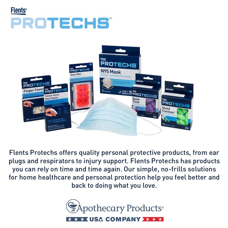 Flents Protechs Foam Ear Plugs for Sleeping, Snoring, Loud Noise,