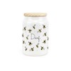Purely Home Scattered Bees Ceramic Decaf Storage Canister - Bumblebee
