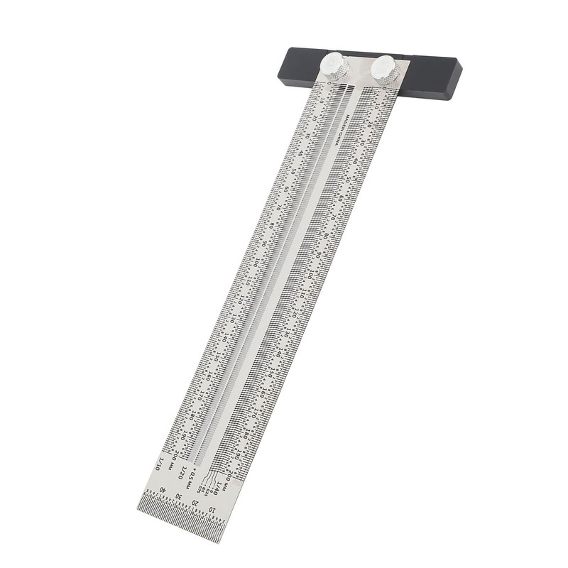 Ultra Accurate Marking T Ruler Stainless Steel Woodworking Scribing T