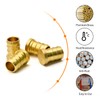 10pcs 1/2" PEX Barb Plug End Cap, Brass PEX Barb