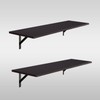 DINZI LVJ Long Wall Shelves, 39.4Inch Wall Mounted Shelves Set