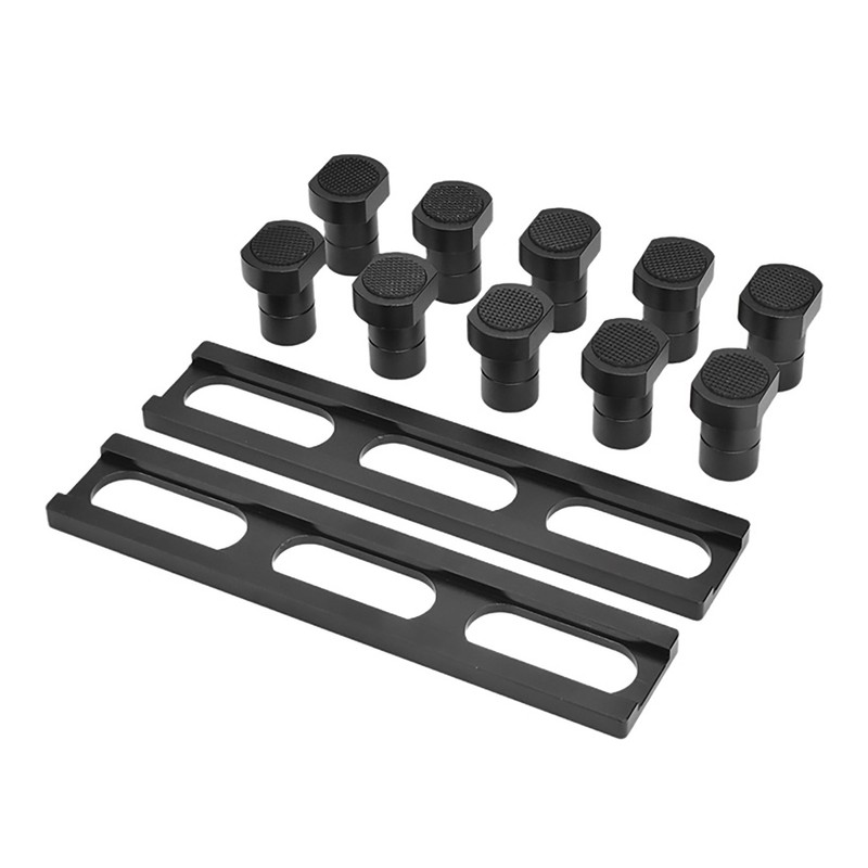 12Pcs Woodworking Planing Stop Bench Dogs Clamp Assistant Positioning Workbench