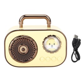 Bluetooth Speaker Mini USB Wireless Portable for Outdoor Car Cartoon Shape Subwoofer Yellow