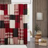 Woolrich Sunset Cotton Shower Curtain, Plaid Lodge/Cabin Shower Curtains for