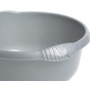 High Grade Large Circular Washing Up Bowl in Silver by