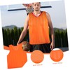 DECHOUS 6pcs Mesh Soccer Vests for Adults Striped Sleeveless Training