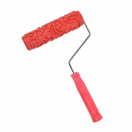 Nichiyo 7'' Texture Roller DIY Decorative Art Pattern Paint Roller Rubber Roller for Walls, Furnitures and Floors Decoration(EG266T)