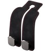 Gancho Doble para Asiento Auto, Porta Bolsos y Maletas, Resistente，gris