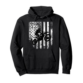 Dirt Bike Braap Hoodie Funny Rider Motocross Racer Vintage Pullover Hoodie