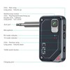 ORIA Bluetooth Adapter Car, 2 in 1 Bluetooth 5.3 Receiver