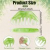 COMNICO Massage Comb, 2 PCS Jade Natural Guasha Scraping Scalp
