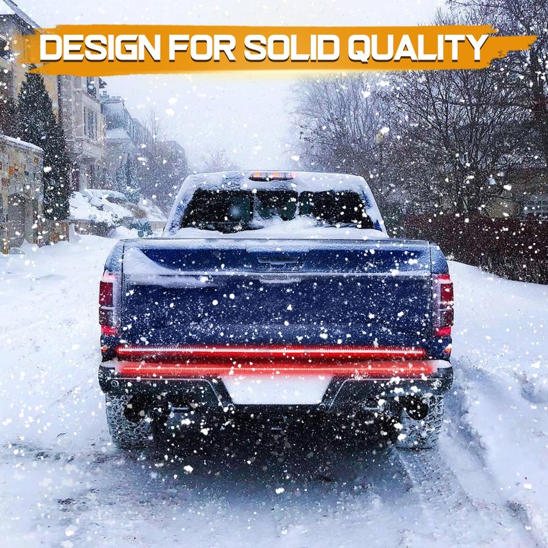 Niking Auto 60 Inch LED Truck Tailgate Light Strip Quad