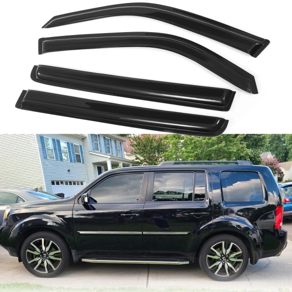 Gearzaar Fits For Honda Pilot 2009-2013 2014 2015 Vent Window