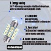 SHENKENUO 13Pcs T10 31mm Car LED Interior Lights Kit Ice