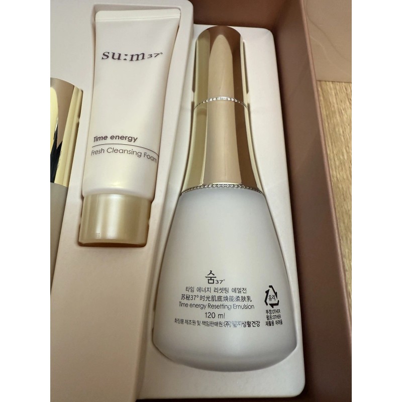 su:m 37˚ SUM37 Time Energy Resetting Skin care 3pcs Special